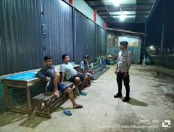 Patroli Malam Polsek Air Besar Sasar Titik Rawan Dan Lokasi Keramaian