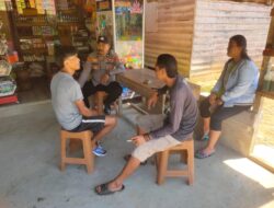 Dekat Dengan Warga Polsek Air Besar Laksanakan Patroli Siang Humanis