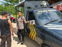 Dengan Menggunakan Kendaraan Dinas Petugas Laksanakan Patroli Siang Hari Inilah Yang Disampaikannya