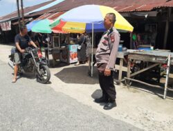 Petugas Polsek Mandor Tetap Siaga Laksanakan Patroli Di Tempat yang Rawan Kriminalitas