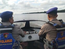 Sat Polairud Polres Ketapang Himbau Crew Kapal TB Subur Mandiri Jaga Keselamatan dalam berlayar