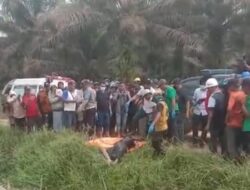 Warga Geger Penemuan Mayat Pria Berpeci Putih Di Parit Jalan Perusahaan Kubu Raya