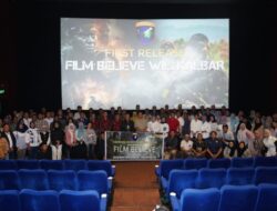 Pangdam XII/Tpr Dan Forkopimda Nonton Bareng Film “Believe” Sulut Semangat Pantang Menyerah