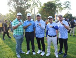 Danrem 121/Bbw Brigjen TNI Purnomosidi,S.I.P., M.A.P., M.HAN., ikuti Turnamen Golf Pangdam Cup 2025 Dalam Rangka HUT Ke-67 Kodam Xll/Tpr