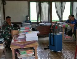 Letda Arm Firnaldi H Lubis Lakukan Anjangsana ke SDN 34 Tapang Urik, Siap Bantu Pembinaan Siswa