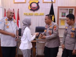 Kapolres Melawi Sambut Kedatangan Ismayanti Hapsari Putri
