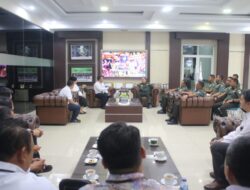 Sinergi Antar Institusi Pangdam XII/Tpr Terima Kunjungan Silaturahmi GM PLN UIP Kalbagbar