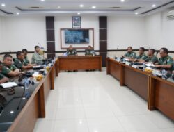 Pangdam XII/Tpr Pimpin Rapat Monitoring Penanganan Karhutla Di Wilayah