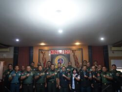 Danrem 121/Abw Brigjen TNI Purnomosidi, S.I.P., M.A.P., M.HAN., Tutup Exit Meeting Audit ITJEN TNI Periode III TAHUN 2025 Di Wilayah Korem 121/Abw