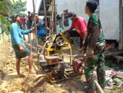 Kodim 1205/Sintang Bangun Sumur Bor dalam Program TMMD ke-125 Wujudkan Program Unggulan Kasad Manunggal Air