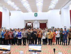 Pangdam XII/Tpr Ikuti Rakor Percepatan Darurat Bencana Kabut Asap Akibat Karhutla di Kalbar