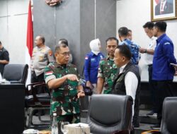 Pangdam XII/Tpr Ikuti Vicon Arahan Presiden Terkait Penanganan Karhutla