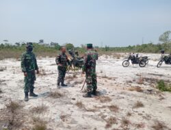 Cegah Karhutla Meluas Kodim 1209/Bengkayang Dan Masyarakat Laksanakan Patroli Lahan Kebakaran