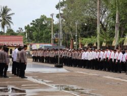 Wakapolresta Pontianak Pimpin Apel Pagi Tekankan Pelayanan Empati Dan Disiplin Tugas