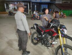 Sambangi Warganya di malam hari Inilah Yang Disampaikan Polisi