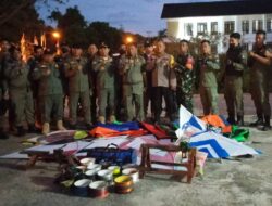Meresahkan Warga Petugas Gabungan Amankan Puluhan Layangan Termasuk Gerinda Pembuat Gelasan