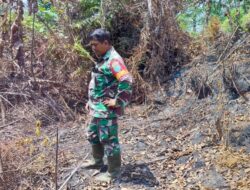 Kodim 1204/ sanggau – Sekadau Patroli Antisipasi Karhutla Di desa Perongkan
