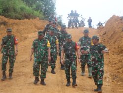 Wasev TMMD Tinjau Langsung Sasaran Di Wilayah Kodim Sintang 