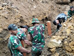 9 Gorong-Gorong Rampung Dibangun Jalan Antar Desa TMMD Kodim 1205/Sintang Siap Dirasakan Manfaatnya