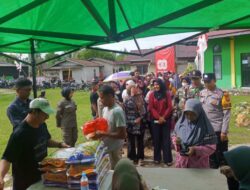 Danramil Teluk Keramat Hadiri Operasi Pasar Murah, 1.000 Paket Sembako Disiapkan Untuk Warga