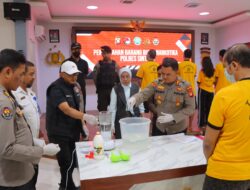 Press Release Ungkap Kasus Narkoba, Polres Sintang Musnahkan 127.87 Gram Sabu Dan 601 Ekstasi