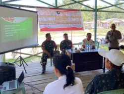 Penyuluhan Bahaya Judi Online Jadi Salah Satu Materi Non fisik TMMD Ke-125 di Desa Sungai Pengga