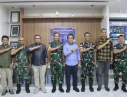 Pererat Hubungan Kerja Danrem 121/Abw Brigjen TNI Purnomosidi, S.I.P., M.A.P., M.Han., Laksanakan Silaturahmi ke Kantor PTPN IV Regional V Pontianak