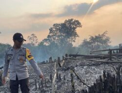 Polsek Sekayam Pastikan Titik Hotspot Di Dua Lokasi Telah Padam Pembakaran Lahan Untuk Tanaman Pangan