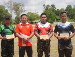 Sambut HUT RI Ke-80 Tahun 2025 Korem 121/Abw Wujudkan Kebersamaan Melalui Kegiatan Jalan Sehat