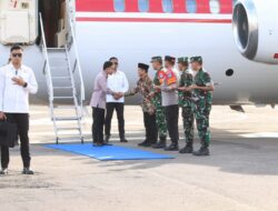 Pangdam XII/Tpr bersama Forkopimda Sambut Kedatangan Wakil Presiden Di Kalbar