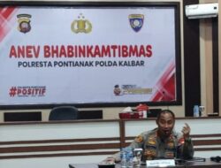 Kapolresta Pontianak Tekankan Peran Bhabinkamtibmas Sebagai Deteksi Dini