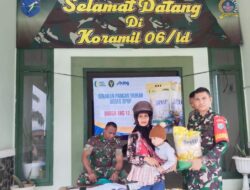 Koramil 1209 – 06/ Ledo Melaksanakan Penjualan Beras SPHP Dengan Harga Murah