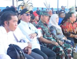 Pangdam XII/Tpr Mayjen TNI Jamallulael bersama Danrem 121/Abw Pimpin Pengamanan Kunker Wapres RI Di Makam Kramat Patih Patinggi