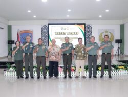 Pastikan Tata Kelola Yang Baik Dan Pelayanan Meningkat Kasdam XII/Tpr Pimpin Rapat Dewas BLU Rumkit Kartika Husada