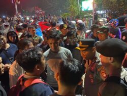 Aksi Damai Berubah Anarkis Polresta Pontianak Turunkan Pengamanan Lintas Ganti