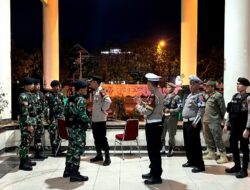 Sinergitas TNI–Polri Dan Unsur Pemda Patroli Skala Besar Jaga Kondusifitas Kota Pontianak