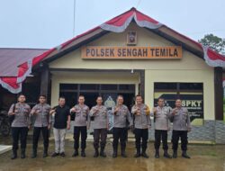 Siwas Polres Landak Laksanakan Verifikasi Dokumen Dan Kendaraan Dinas Di Polsek Sengah Temila