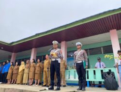 Hari Lalu Lintas Bhayangkara ke-70 Satlantas Polres Sekadau Sosialisasi Keselamatan Di SMA Negeri 1