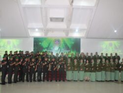 Danrem 121/Abw Pimpin Langsung Sertijab Dandim Jajaran Korem 121/Abw