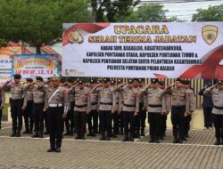 Sejumlah Pejabat Utama Dan Kapolsek Jajaran Polresta Pontianak Berganti Sertijab Dipimpin Kapolresta
