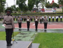 Upacara PTDH Polres Landak Kapolres Tegaskan Komitmen Profesionalisme Polri