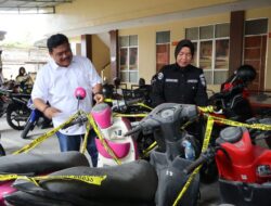 Sat Reskrim Polresta Pontianak Ungkap 8 Kasus Curanmor  Sebagian Pelaku Residivis Dan Pecandu Sabu