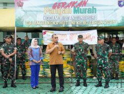 Kodam XII/Tpr Melalui Gerakan Pangan Murah Bantu Ringankan Beban Ekonomi Masyarakat