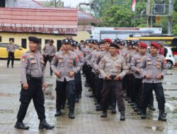 Polresta Pontianak Gelar Latihan Dalmas Mantapkan Kesiapan Hadapi Aksi Unjuk Rasa