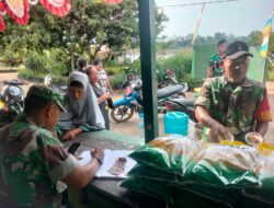 Kodim Sintang Bantu Pemerintah Stabilkan Harga Beras Melalui Penyaluran Beras SPHP