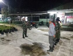 Gelar Patroli Bersama Kodim 1209/Bengkayang Ormas Dan Linmas Wujudkan Kamtibmas