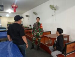 Perkuat Keamanan Wilayah, Babinsa Singkawang Barat Jalin Sinergi Dengan Tokoh Masyarakat