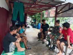 Kehangatan Babinsa Bersama Pemuda Pererat Hubungan Di Singkawang Barat