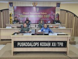 Kapoksahli Pangdam XII/Tpr Ikuti Rakornis TMMD Ke-126 Tahun 2025