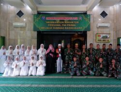 Jadikan Akhlak Rasulullah Sebagai Pedoman Hidup Pesan Danrem 121/Abw Brigjen TNI Purnomosidi Pada Peringatan Maulid Nabi 